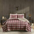 Woolrich Tasha Quilt Mini Set - Red, King And Cal King WR14-1786